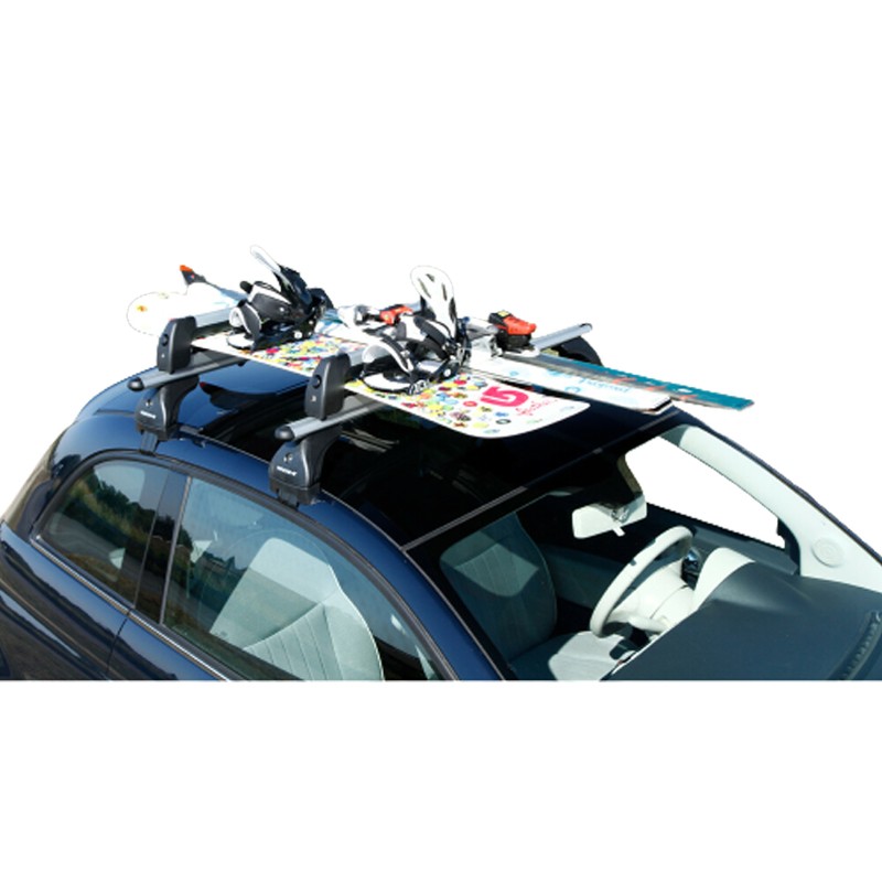 Porte-skis sur barre de toit